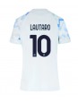 Billige Inter Milan Lautaro Martinez #10 Bortedrakt Dame 2025-26 Kortermet